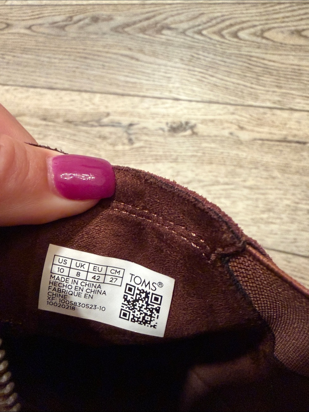 Toms Wine Suede Platform Ankle Booties with Side Zip - Picture 6 of 7